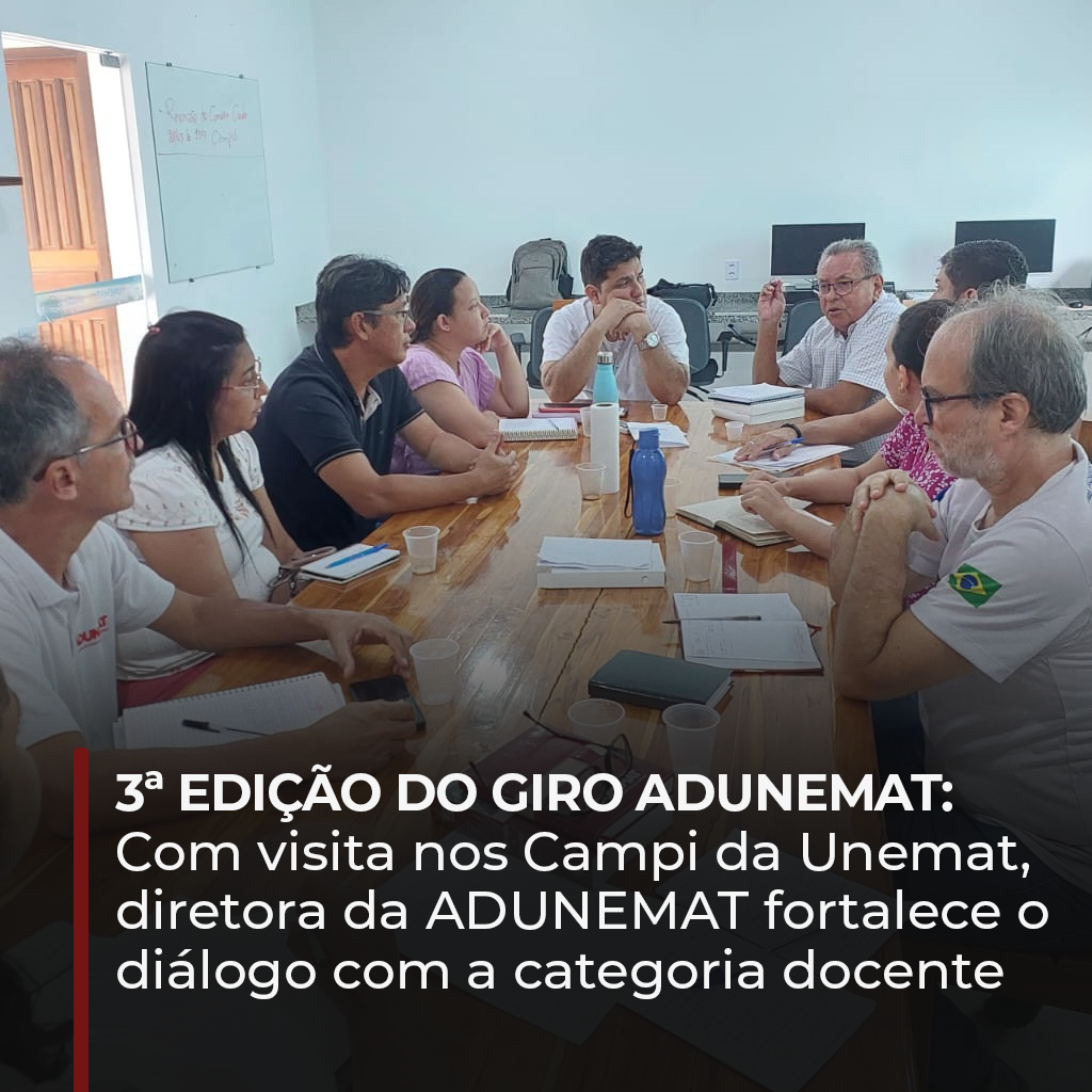 Diretora da ADUNEMAT Fortalece Diálogo…