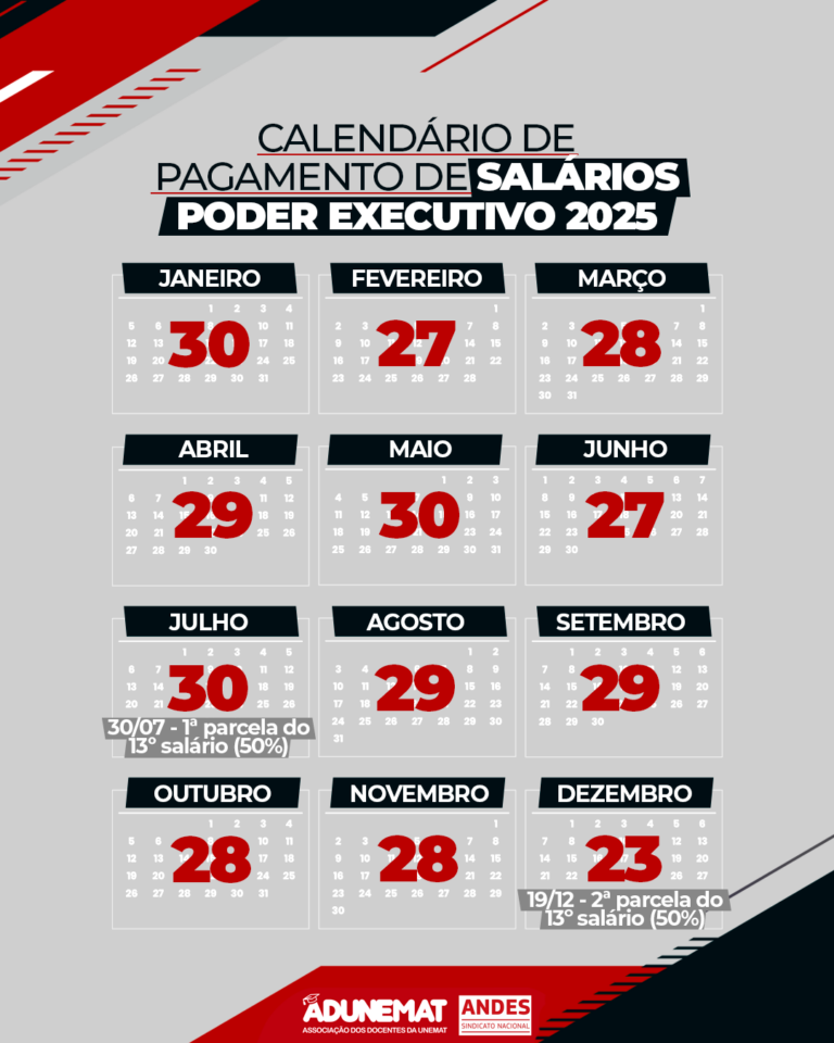 Calendário de Pagamento 2025: confira as datas dos salários de novembro ...