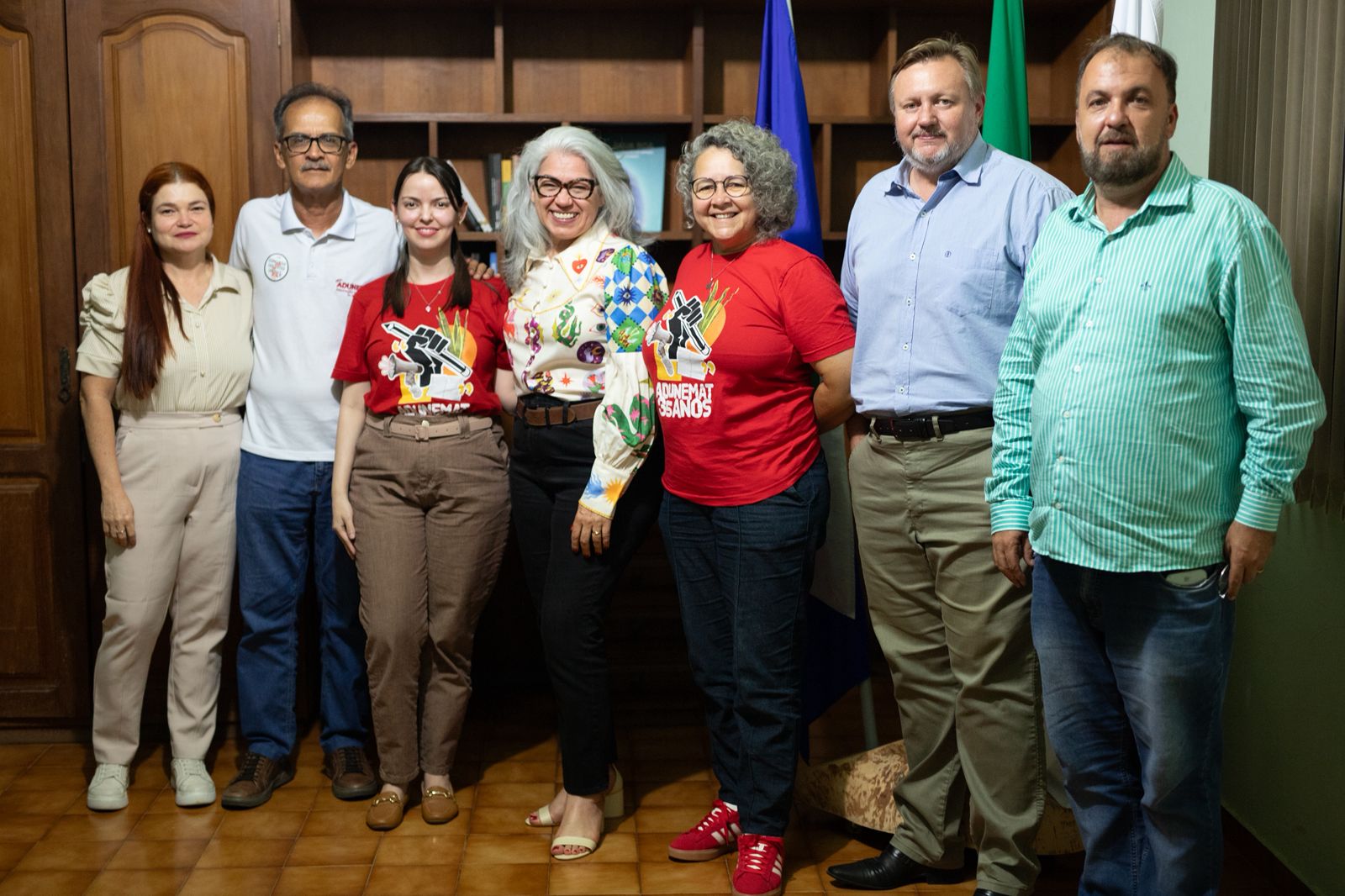 Em reunião com a Reitoria&hellip;